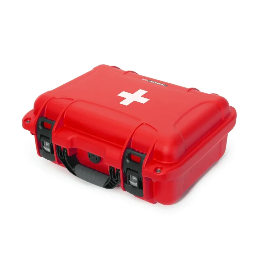 Nanuk 920 Case 920 empty – w/First Aid Logo - Red