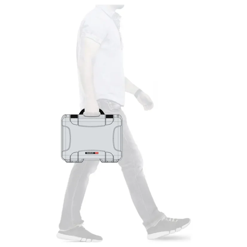 Nanuk 910 empty Case - Silver