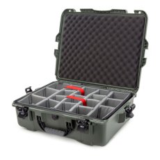 Nanuk 945 Case w/padded divider - Olive