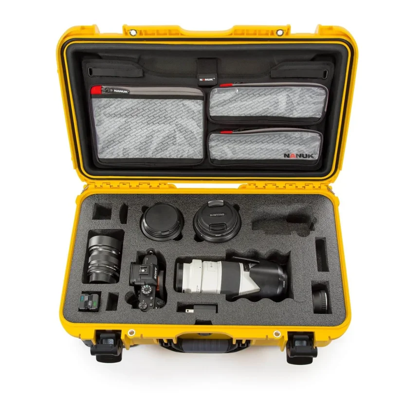 NANUK 935 For Sony A7R, A7S and A9/Lid - Yellow