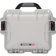 NANUK 908 Case w/padded divider - Silver