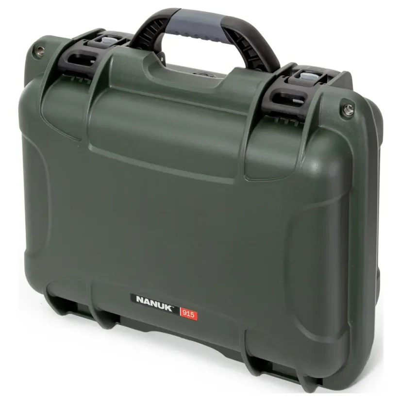 Nanuk 915 Case w/padded divider - Olive