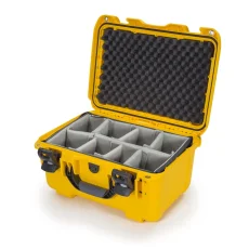 Nanuk 918 Case w/padded divider - Yellow