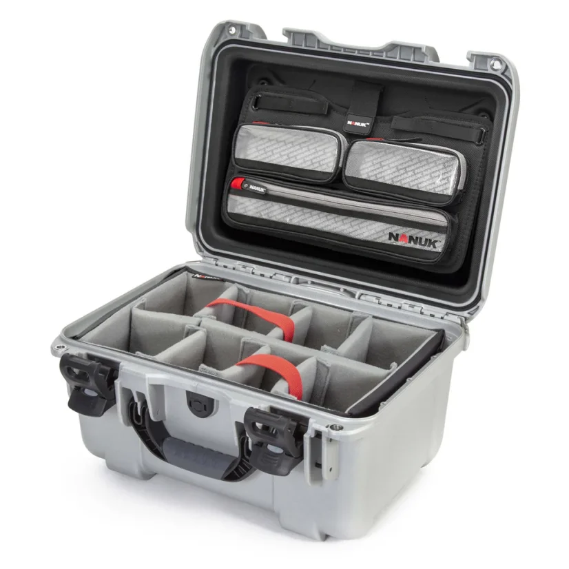 NANUK 918 Pro Photo Kit - Silver