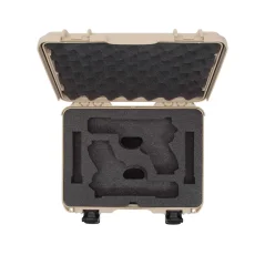 Nanuk 910 2 UP Gun Case w/glock - Tan