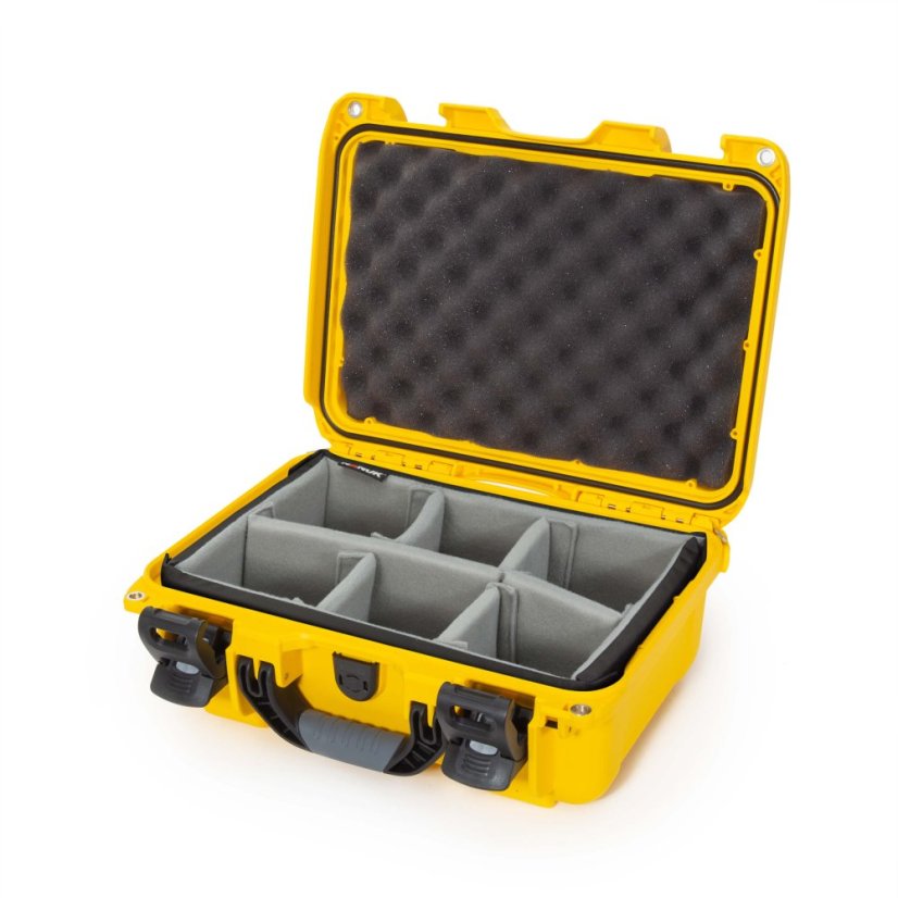 Nanuk 915 Case w/padded divider - Yellow