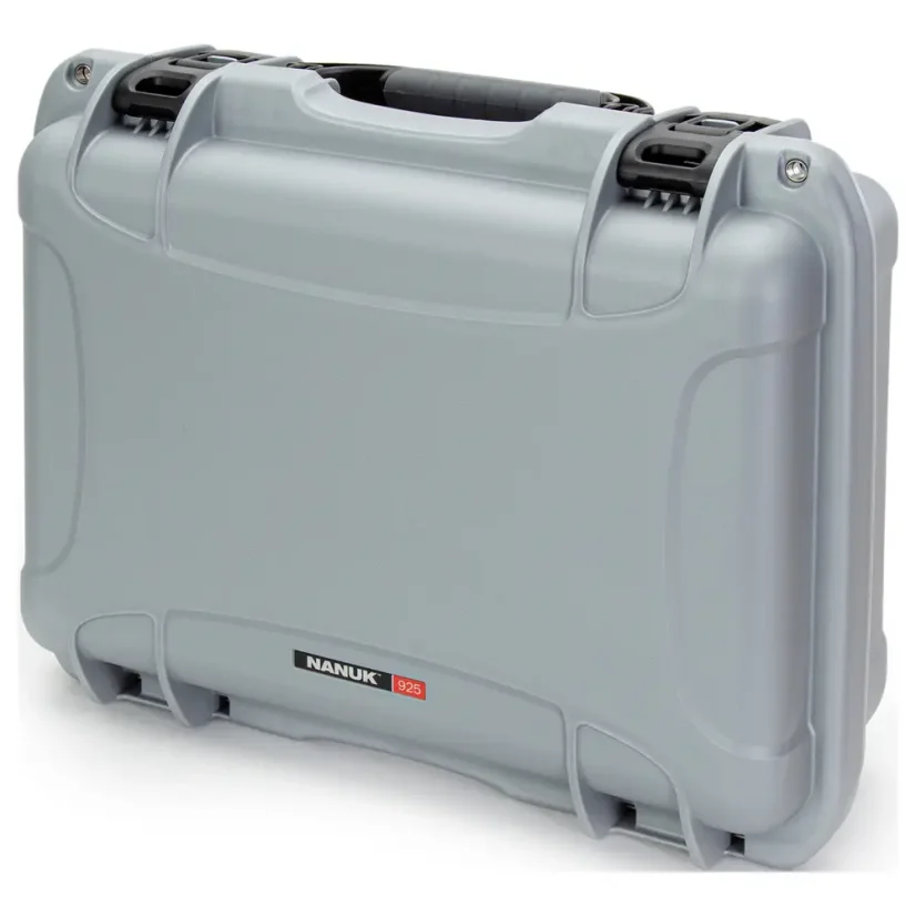 Nanuk 925 Case w/padded divider - Silver