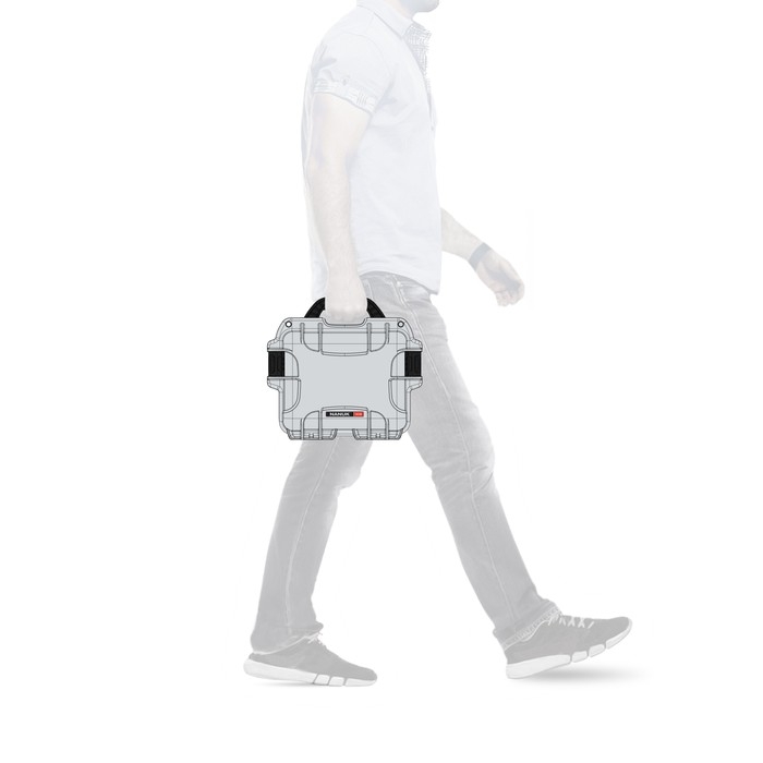 Nanuk 908 empty Case - Silver