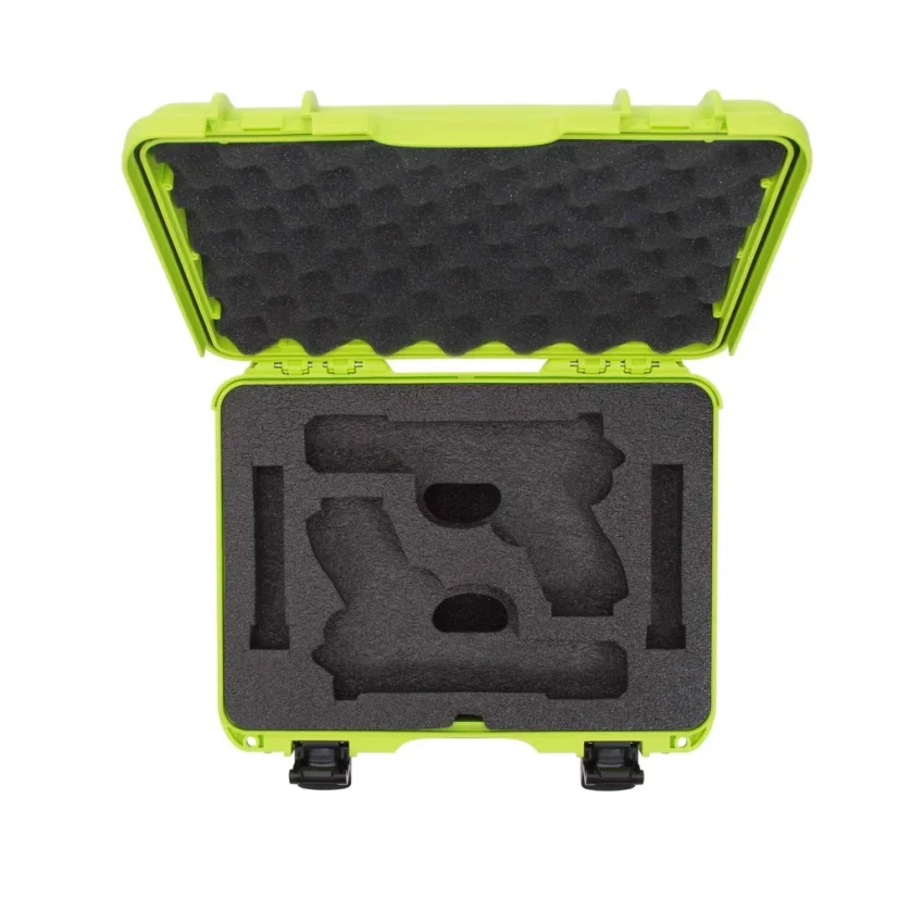 Nanuk 910 2 UP Gun Case w/glock - Lime Nanuk 910 2 UP Gun Case w/glock - Lime