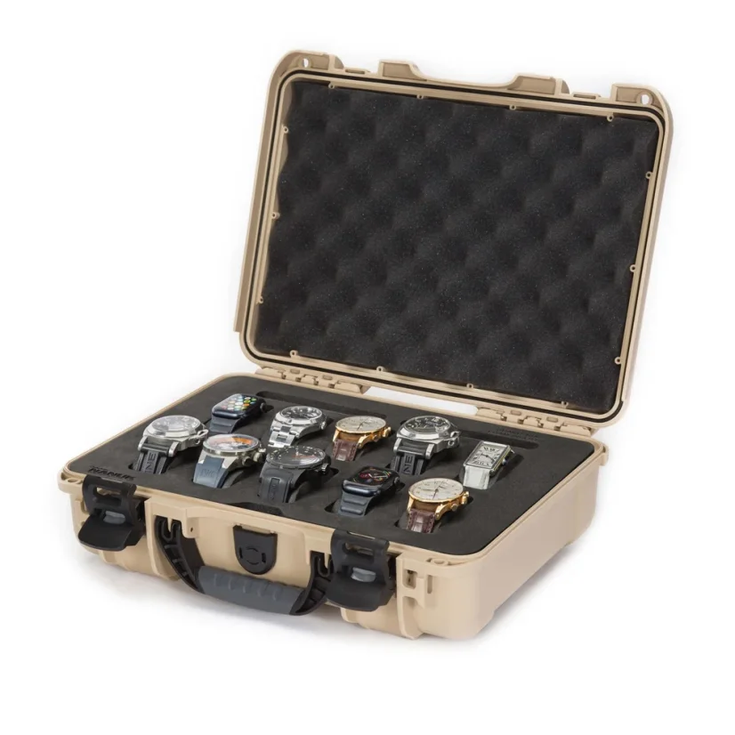 Nanuk 910 Case with Foam for watch - Tan