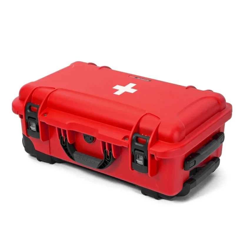 Nanuk 935 Case 935 empty – w/First Aid Logo - Red