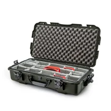 Nanuk 980 Case w/padded divider - Olive