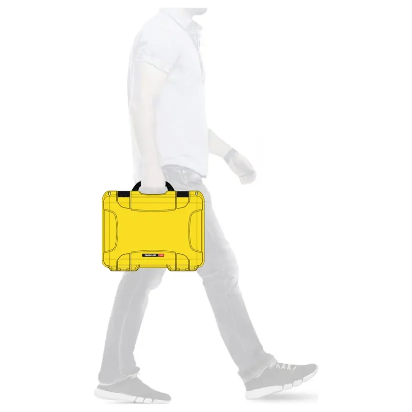 Nanuk 910 Case with Foam for watch - Yellow