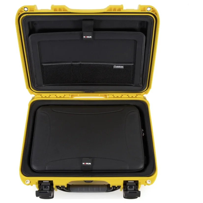 Nanuk 923 Case w/Laptop kit, w/strap - Yellow
