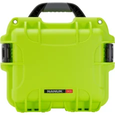 Nanuk 905 Case w/padded divider - Lime