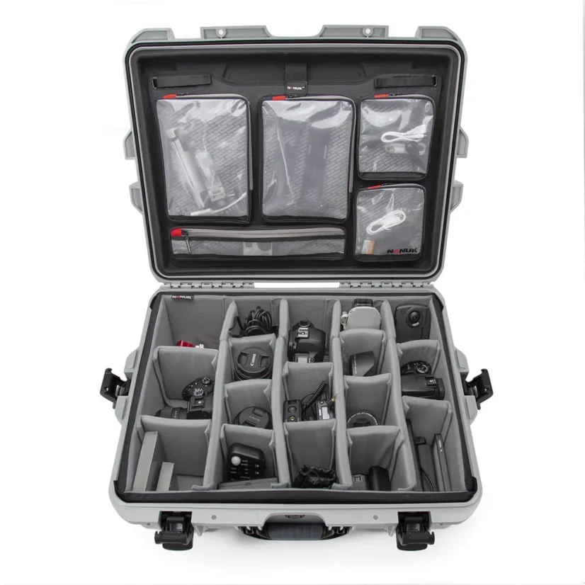 Nanuk 945 Case Pro Photo Kit - Silver