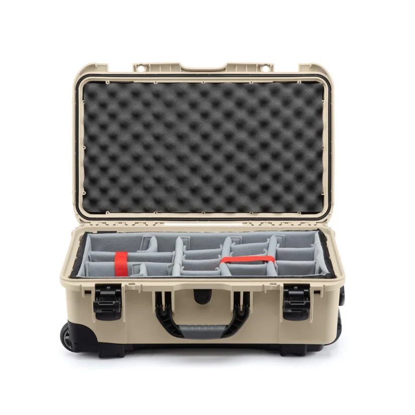 Nanuk 935 Case w/padded divider - Tan