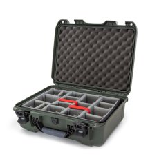 Nanuk 930 Case w/padded divider - Olive