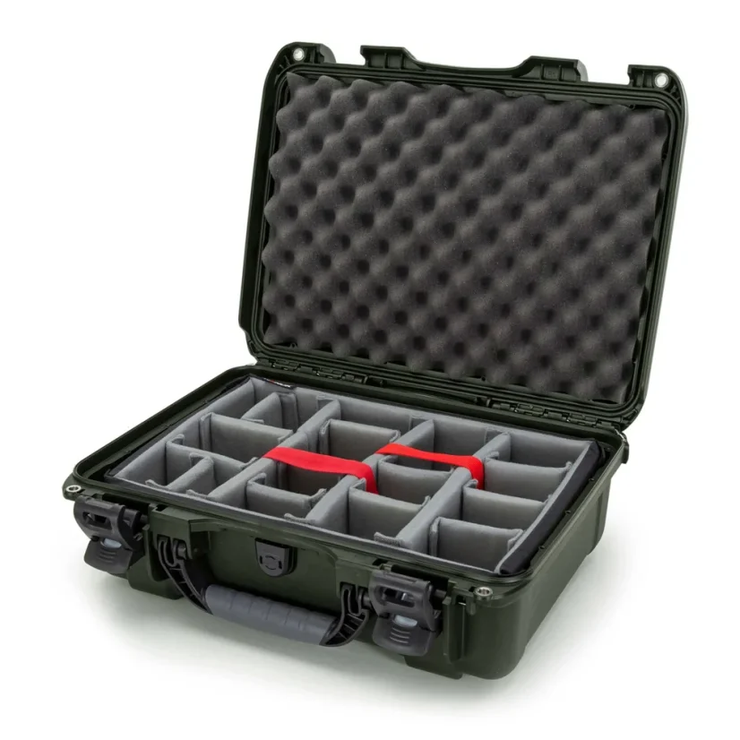 Nanuk 925 Case w/padded divider - Olive