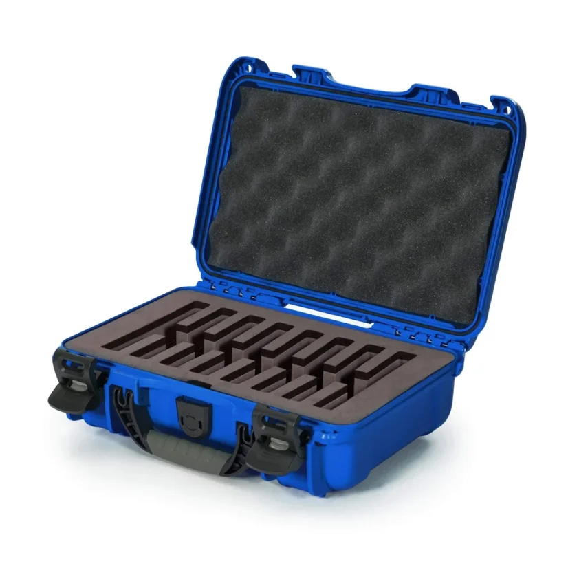 Nanuk 909 Case with Foam insert for 8 Knives - Blue