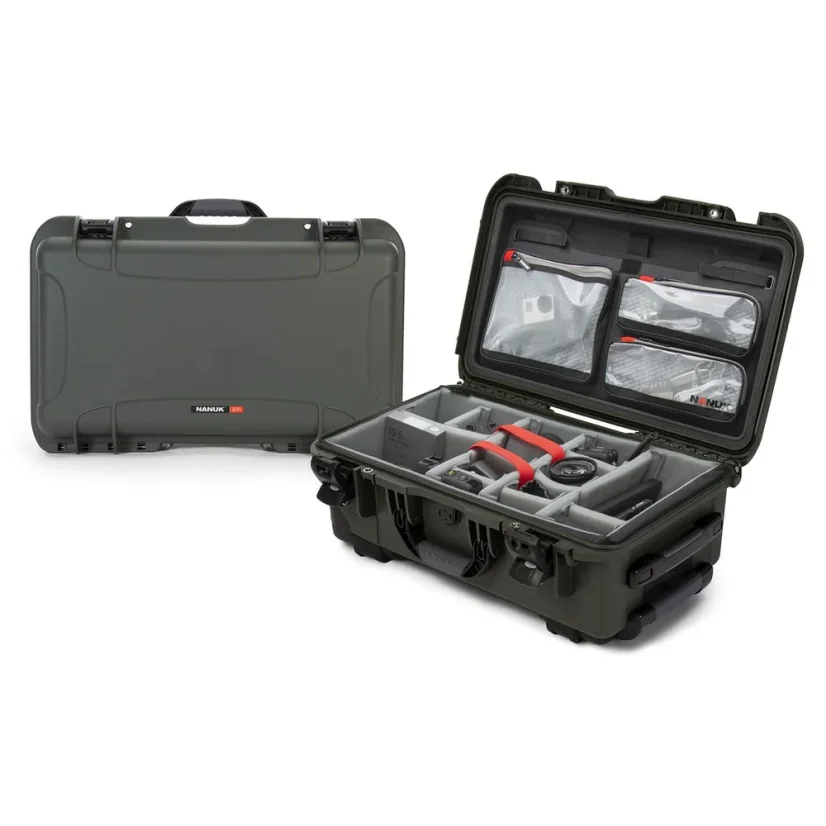 Nanuk 935 Case Pro Photo Kit - Olive