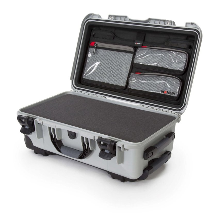 Nanuk 935 Case w/lid org./foam - Silver