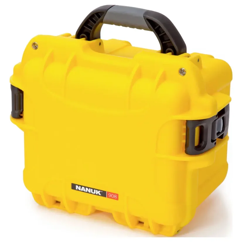 NANUK 908 Case w/padded divider - Yellow