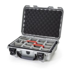 Nanuk 923 Case w/padded divider - Silver