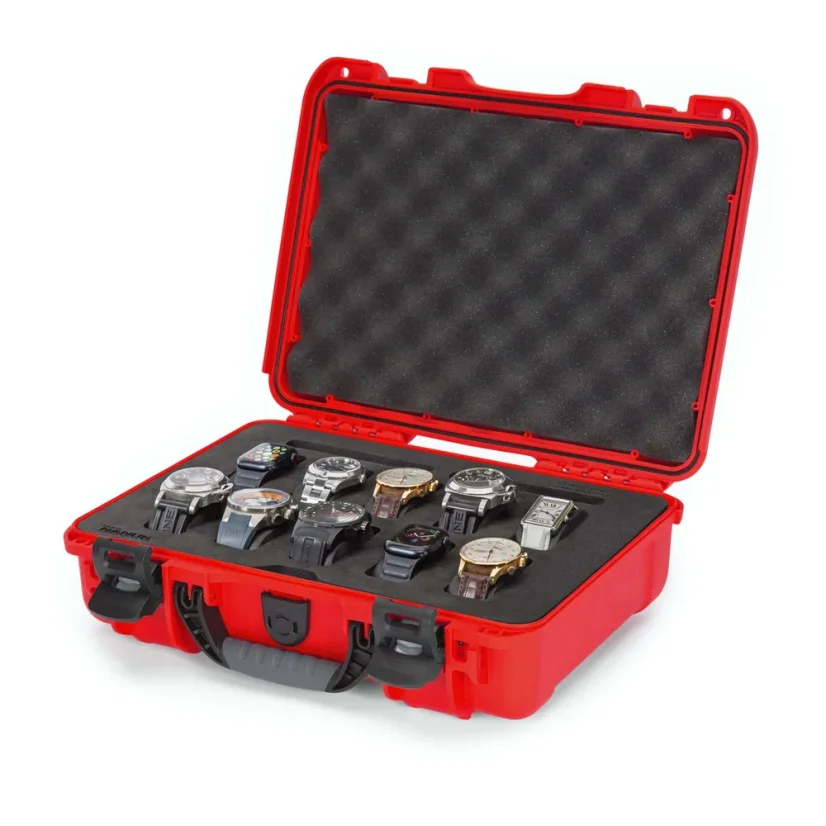 Nanuk 910 Case with Foam for watch - Red
