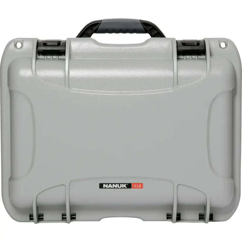 Nanuk 918 Case with Foam insert for revolver – Silver