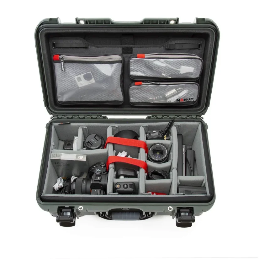 Nanuk 935 Case Pro Photo Kit - Olive