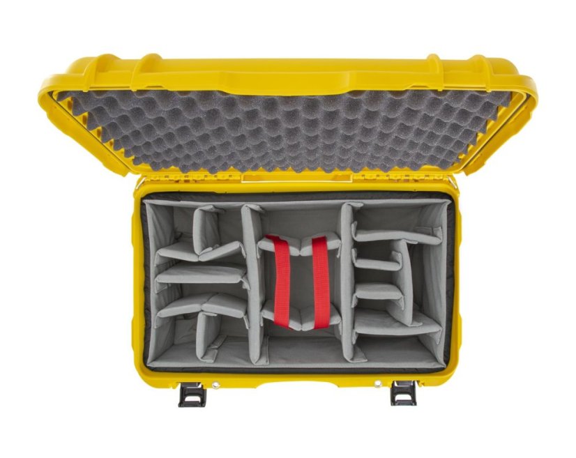 Nanuk 938 Case w/padded divider - Yellow