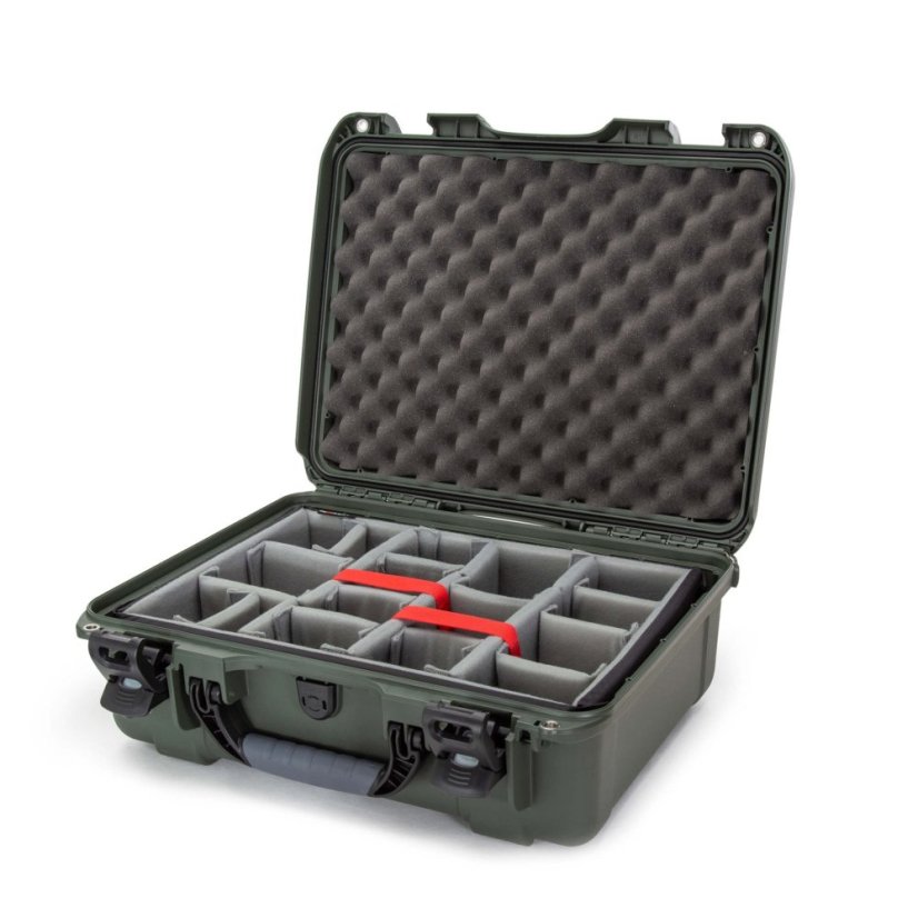Nanuk 930 Case w/padded divider - Olive