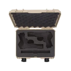 Nanuk 910 2UP GUN Case w/classic gun - Tan