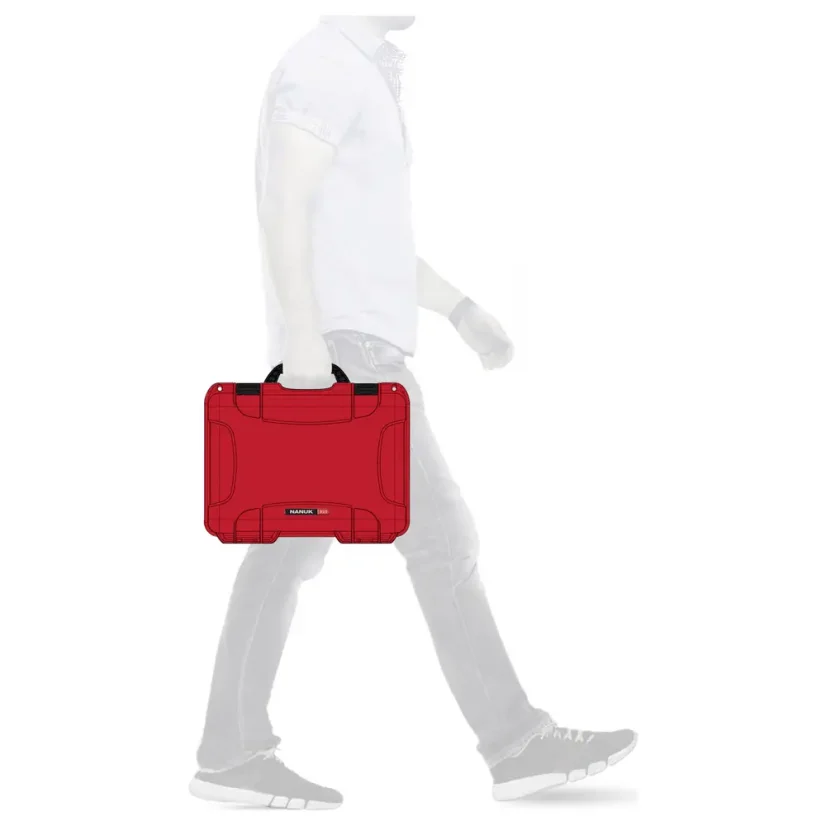 Nanuk 910 Case with Foam - Red