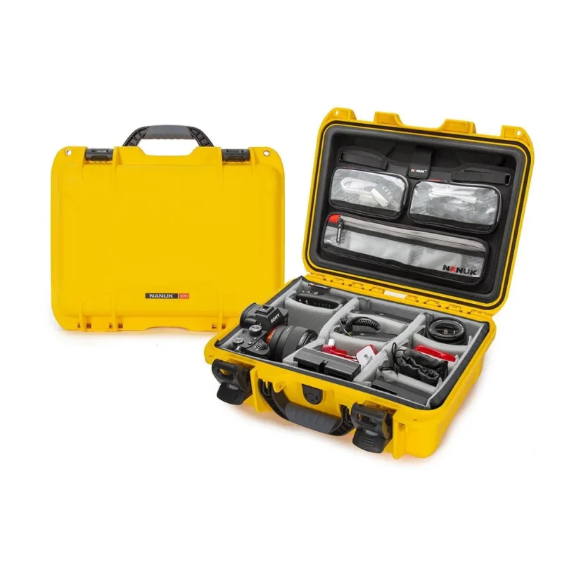 NANUK 920 Pro Photo Kit - Yellow
