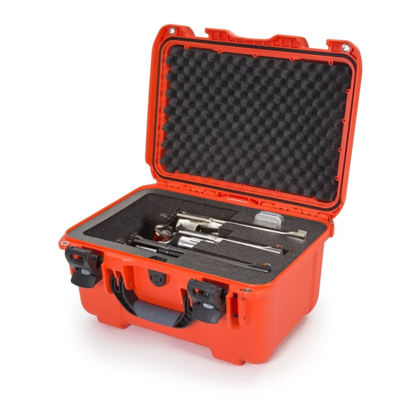 Nanuk 918 Case with Foam insert for revolver – Orange