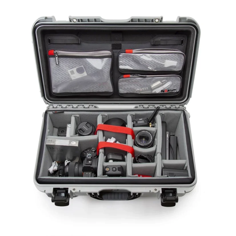 Nanuk 935 Case Pro Photo Kit - Silver