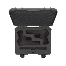 Nanuk 910 2UP GUN Case w/classic gun - Olive