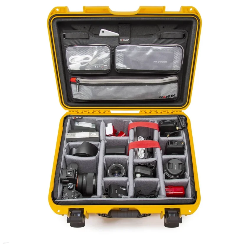 NANUK 930 Pro Photo Kit - Yellow