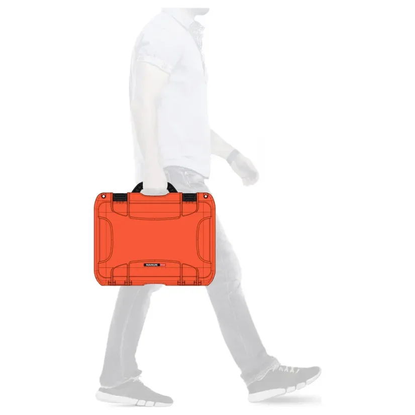Nanuk 918 Case with Foam insert for revolver – Orange