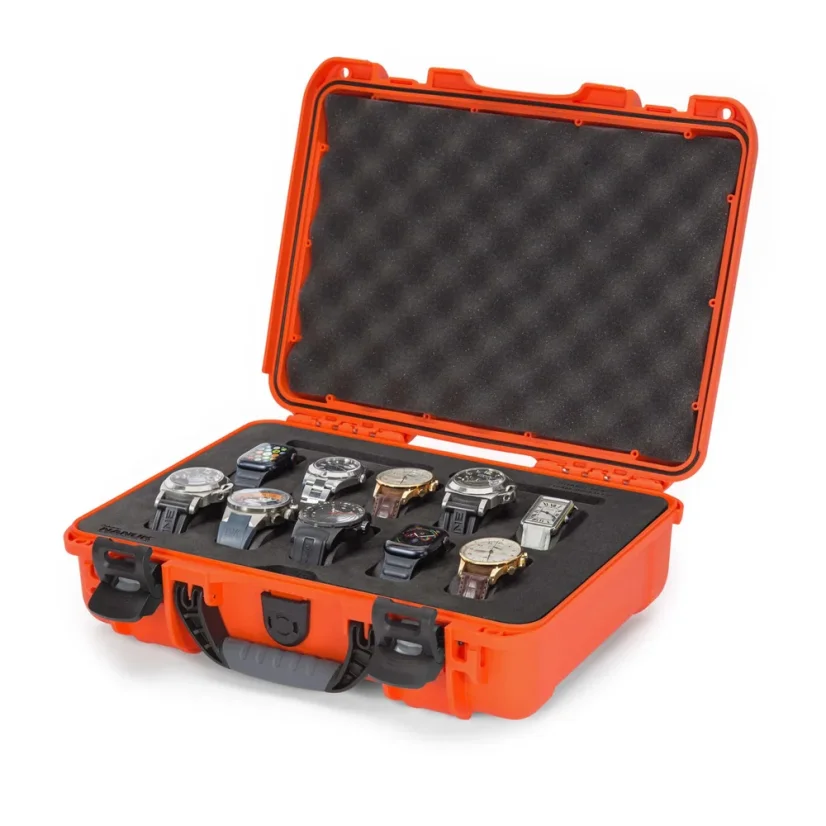 Nanuk 910 Case with Foam for watch - Orange