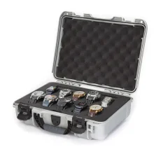 Nanuk 910 Case with Foam for watch - Silver