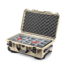 Nanuk 935 Case w/padded divider - Tan