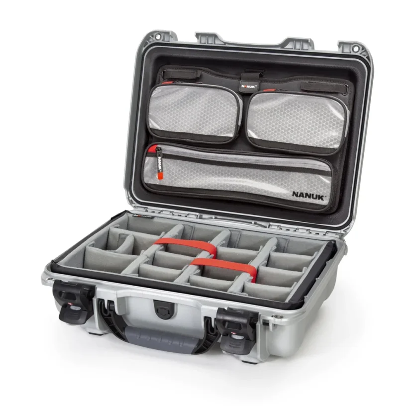 NANUK 923 Pro Photo Kit - Silver