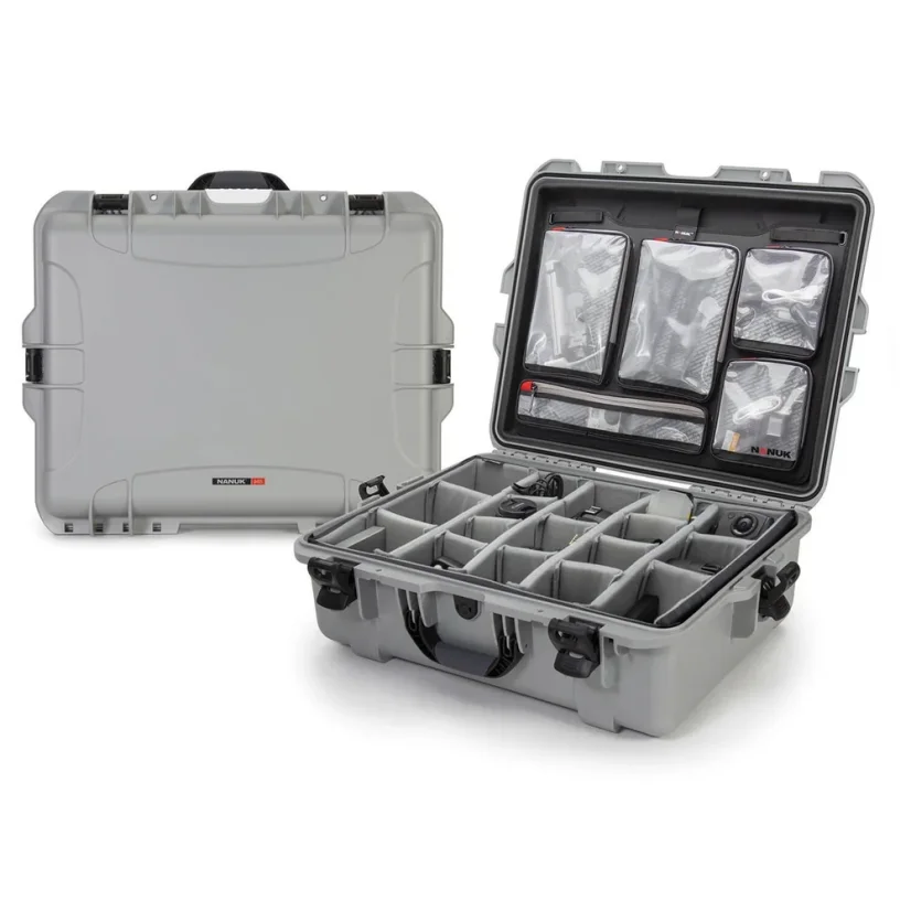 Nanuk 945 Case Pro Photo Kit - Silver