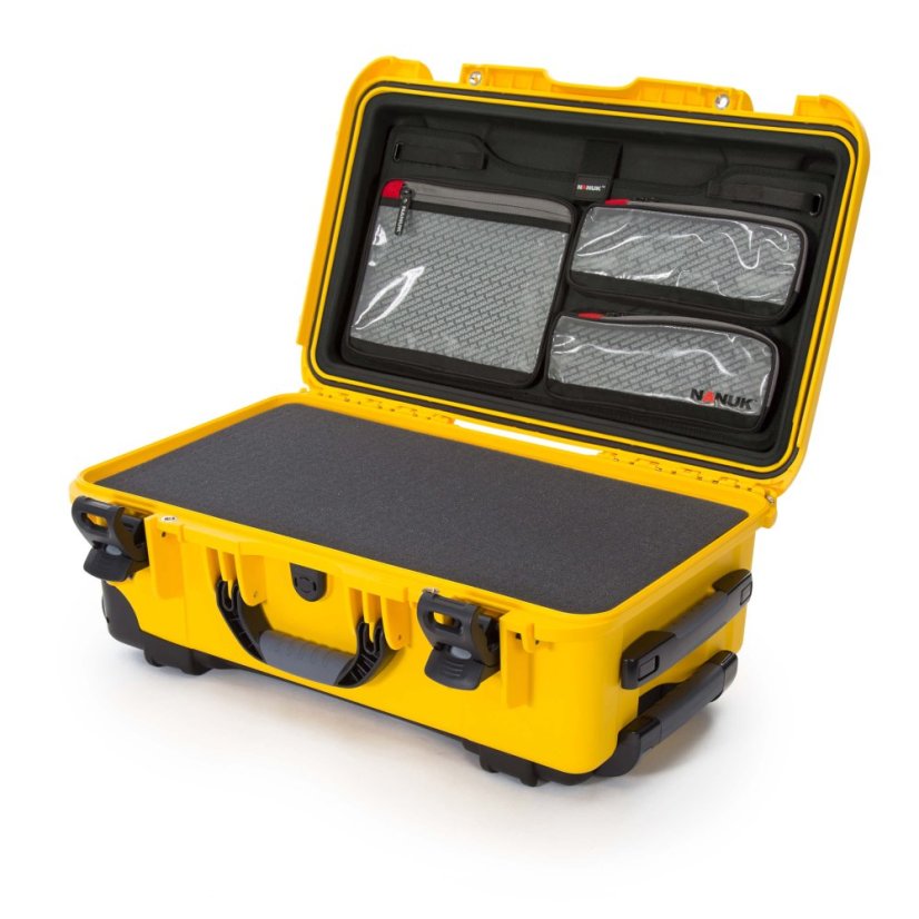 Nanuk 935 Case w/lid org./foam - Yellow