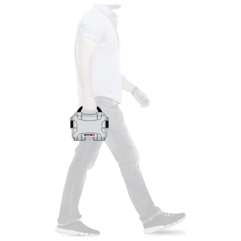 Nanuk 903 Case empty - Silver