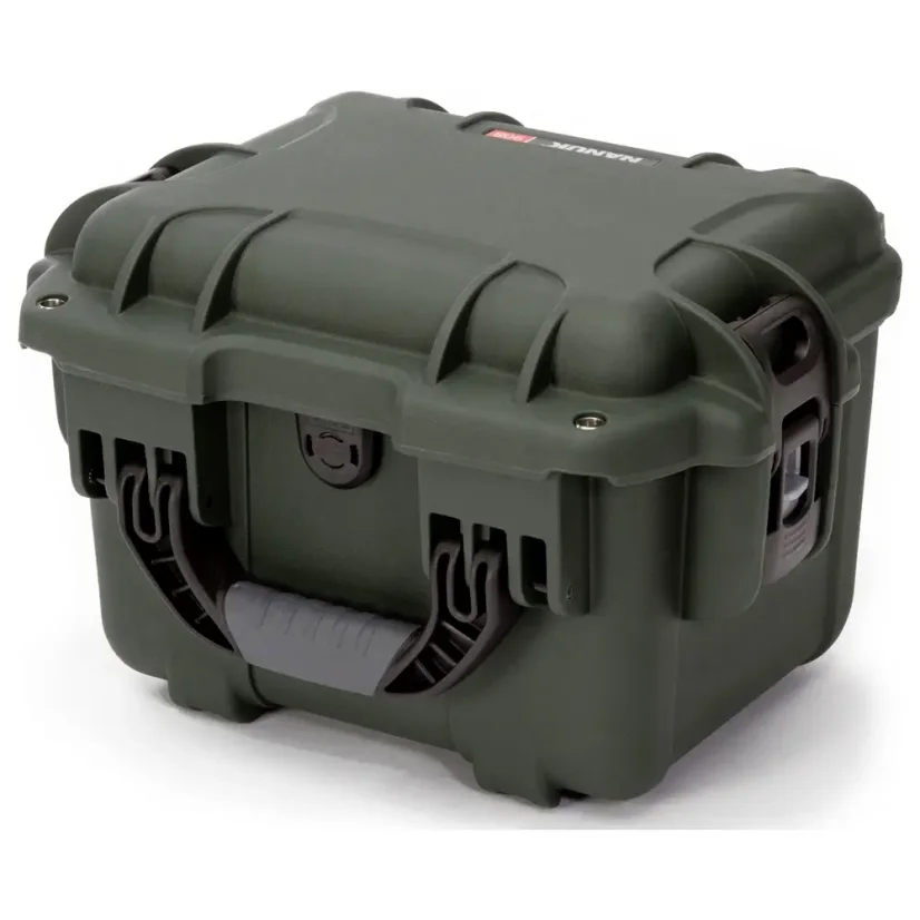 Nanuk 908 Case w/padded divider - Olive