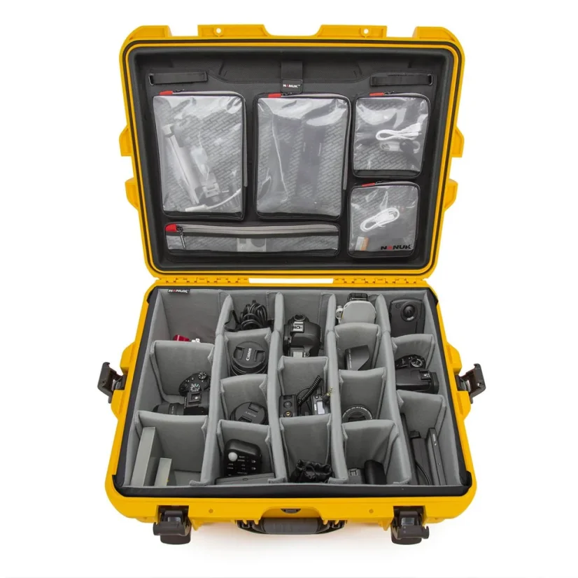 Nanuk 945 Case Pro Photo Kit - Yellow